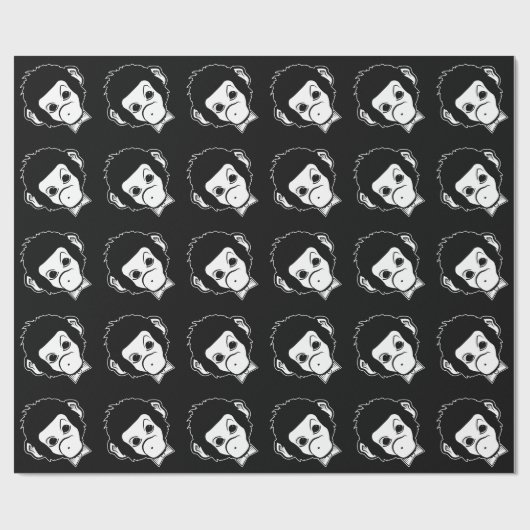 Monster Geschenkpapier (Flach)