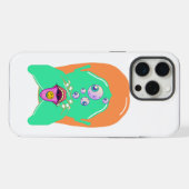 Monster Gesicht iPhone Hülle (Rückseite (Horizontal))
