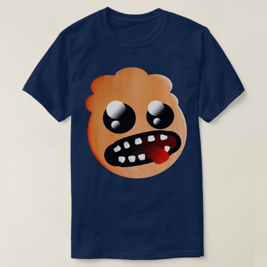 Monster-Gesicht T-Shirt (Design vorne)