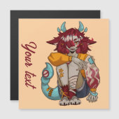 Monster girl magnetkarte (Vorne/Hinten)