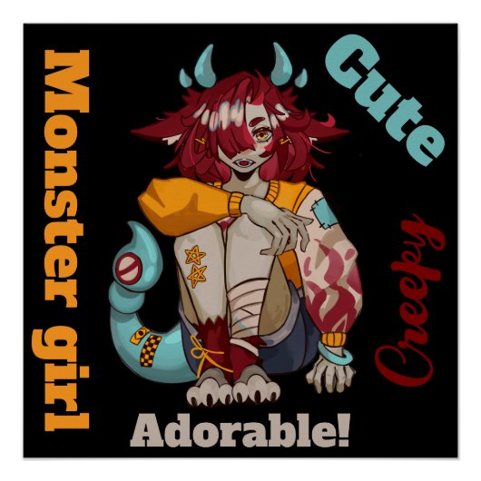 Monster girl poster (Vorderseite)