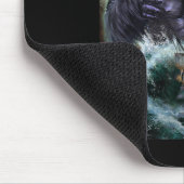 Monster Gorilla als Kraken angreifen ein Kriegssch Mousepad (Ecke)