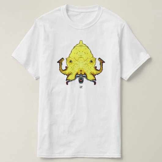 Monster-Gott-Gesicht T-Shirt (Design vorne)