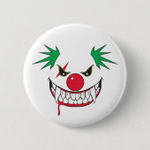 Monster Grin Clown Face Button (Vorderseite)