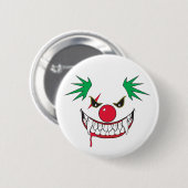 Monster Grin Clown Face Button (Vorne & Hinten)