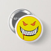 Monster Grin Happy Face Button (Vorne & Hinten)