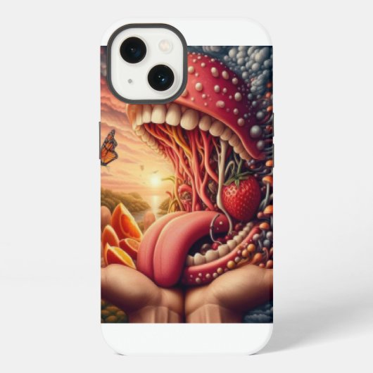Monster Großmaul iPhone Hülle (Rückseite)