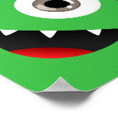 Monster Growth Chart Poster (Ecke)