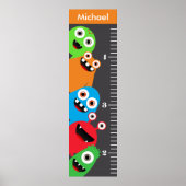 Monster Growth Chart Poster (Vorne)