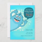 Monster Hallo Einladung (Vorderseite)