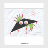 Monster Halloween Aufkleber (Blatt)