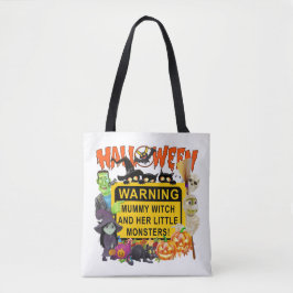 Monster Halloween, Mummy Hexe Tasche
