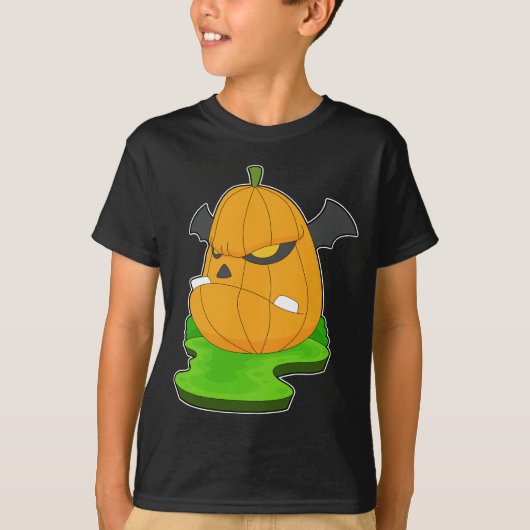 Monster Halloween Pumpkin T-Shirt (Vorderseite)