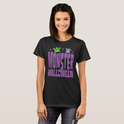 Monster Halloween!! T-Shirt (Vorne ganz)