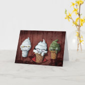 Monster Halloween Team! Karte (Gelbe Blume)