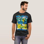 Monster Hand Drawing Kids Pattern T-Shirt (Vorne ganz)