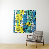 Monster Hand Drawing Kids Pattern Wandteppich (Beispiel (Horizontal))