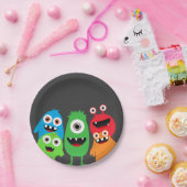 Monster-heftiger Schlag Pappteller (Party)