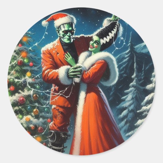 Monster Holiday Aufkleber (Vorderseite)