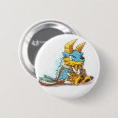 Monster Hunter Chibi zinogre Button (Vorne & Hinten)
