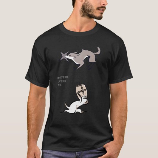 Monster Hunter Rise Palico&palamute T-Shirt (Vorderseite)