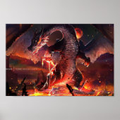 Monster Hunter World Fire Dragon Poster (Vorne)