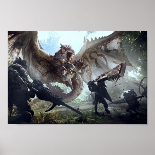 Monster Hunter World Rathalos Poster (Vorne)