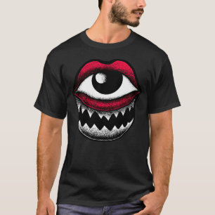 Monster Illustration des Augapiers T-Shirt