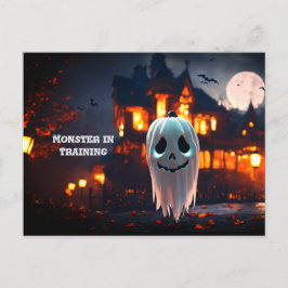 Monster Illustration Halloween Postkarte