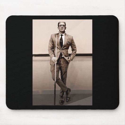 Monster im Anzug Halloween-Kostüme Mousepad (Vorne)