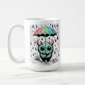 Monster im Regen Kaffeetasse (Links)