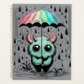 Monster im Regen Planer (Vorderseite)