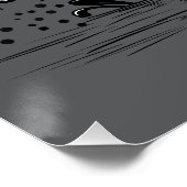 Monster im Regen Poster (Ecke)