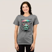 Monster im Regen Tri-Blend Shirt (Vorderseite voll)