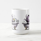 Monster im Schaumbad Kaffeetasse (Mittel)