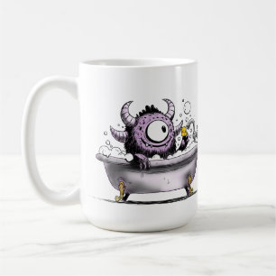 Monster im Schaumbad Kaffeetasse