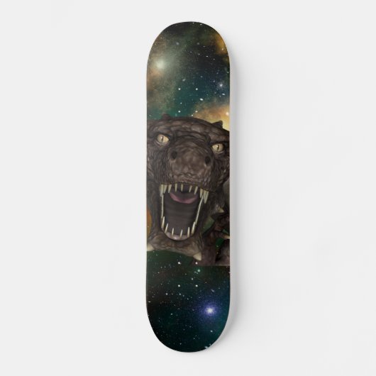 Monster im Weltraum Skateboard (Vorderseite)