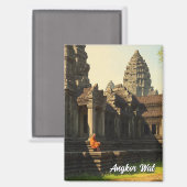 Monster in Angkor Wat Kambodscha Magnet (Vorderseite/Rückseite)