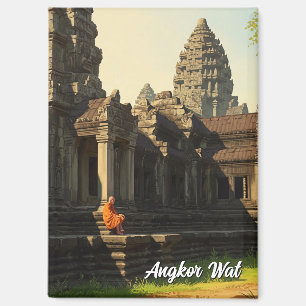 Monster in Angkor Wat Kambodscha Magnet