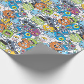 Monster in der Box TR Geschenkpapier (Ecke)