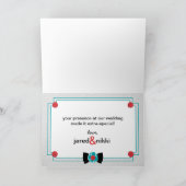 Monster in der Liebe Danke Karte (Innenseite)