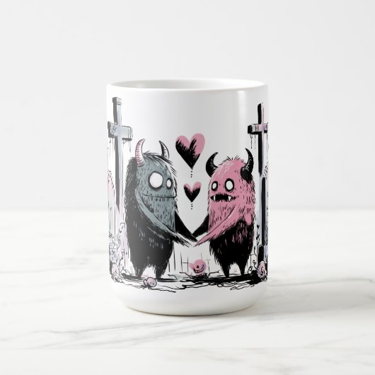 Monster in der Liebe Kaffeetasse (Mittel)