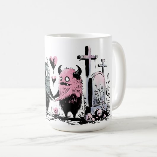 Monster in der Liebe Kaffeetasse (VorderseiteRechts)