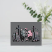 Monster in der Liebe Postkarte (Stehend Vorderseite)