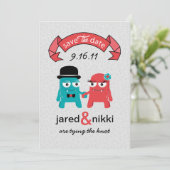 Monster in der Liebe Save the Date (Stehend Vorderseite)