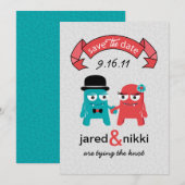 Monster in der Liebe Save the Date (Vorne/Hinten)