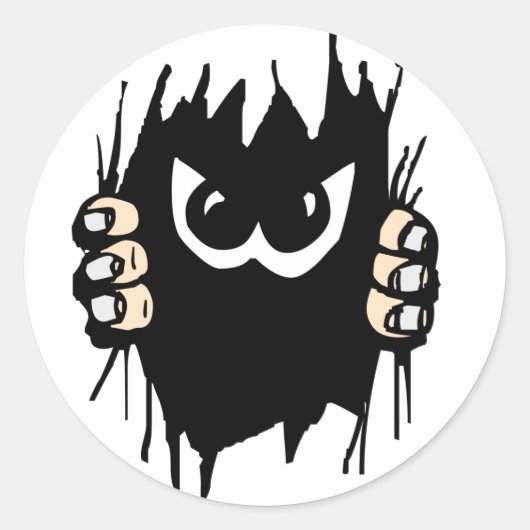 Monster in meinem Aufkleber (Vorderseite)