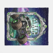 Monster Jam Alien Invasion Fleecedecke (Vorderseite (Horizontal))