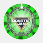 Monster Jam Alien Invasion Ornament Aus Metall (Rückseite)
