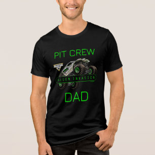 Monster Jam - Alien Invasion Pit Crew Papa Tri-Blend Shirt